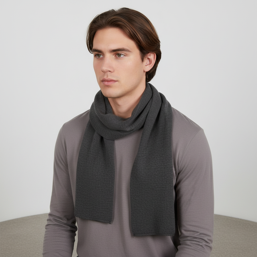 Gerippter Schal aus weichem Material für Damen und Herren