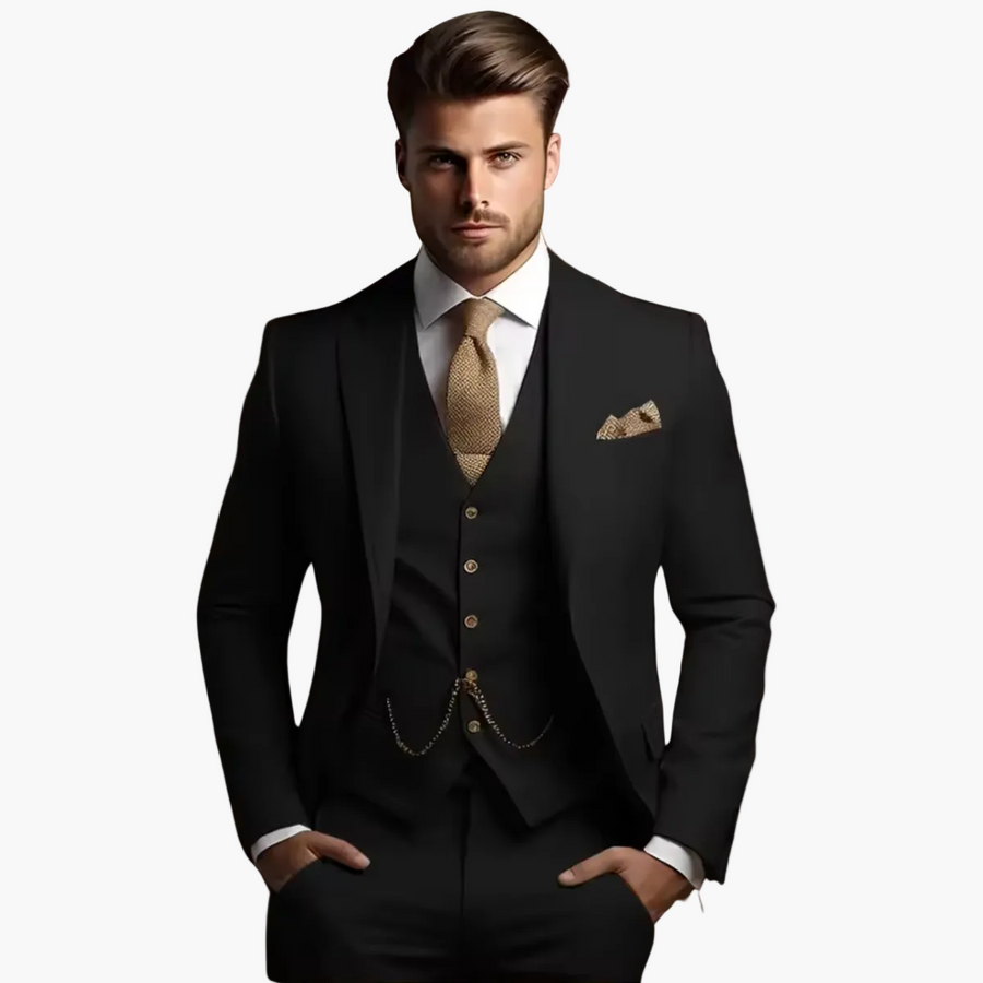 Herren Anzug Drei-teilig Slim Fit – Eleganter Business & Hochzeitsanzug für festliche Anlässe