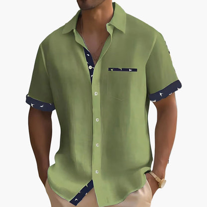 Herren Freizeit Hemd im modernen Streetwear-Stil – Kurzarm, ideal für Alltag & Sommer