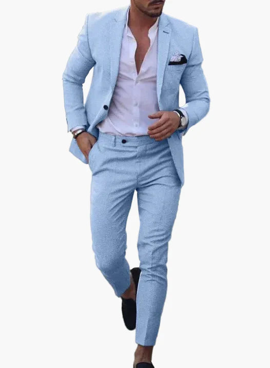 Herren Sommeranzug Modern Slim Fit – Perfekt für Hochzeiten, Partys und festliche Anlässe