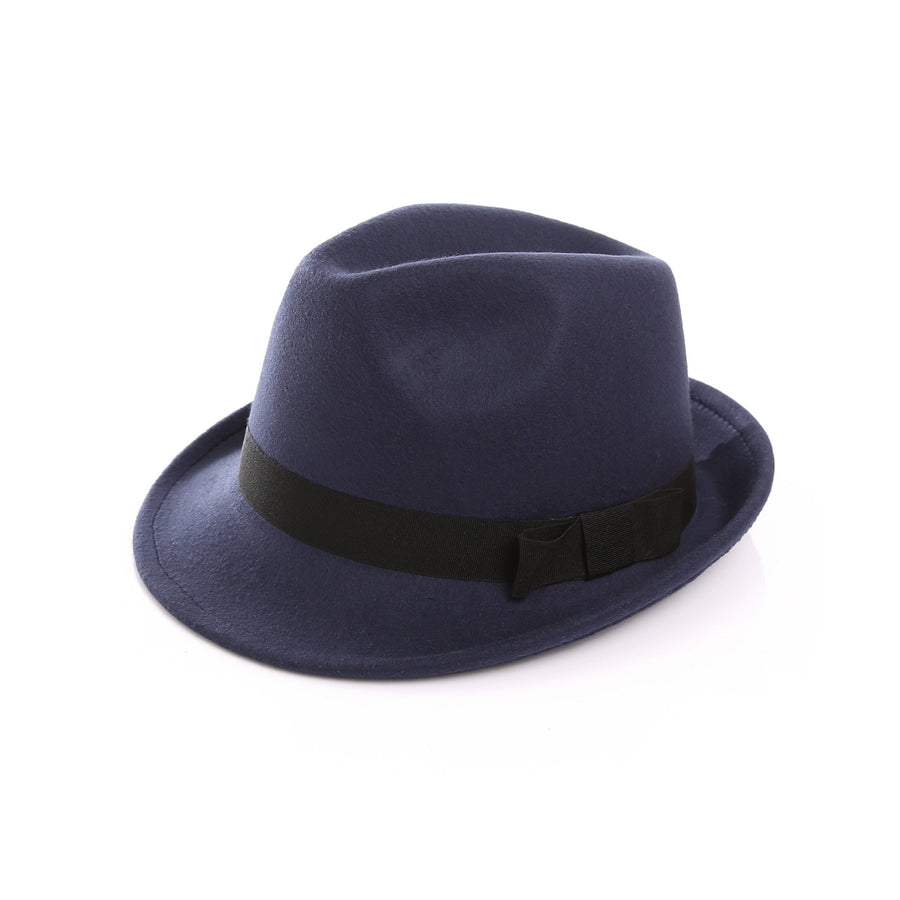 Unisex Fedora Hut mit Band – Verschiedene Farben