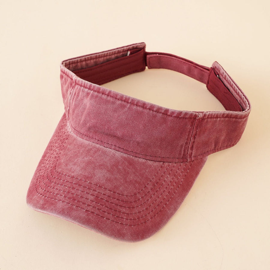 Unisex Visor Cap mit verstellbarem Riemen in verschiedenen Farben