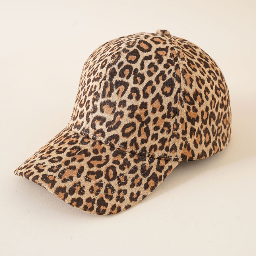 Baseballpet met luipaardpatroon, verstelbaar, dierenprint