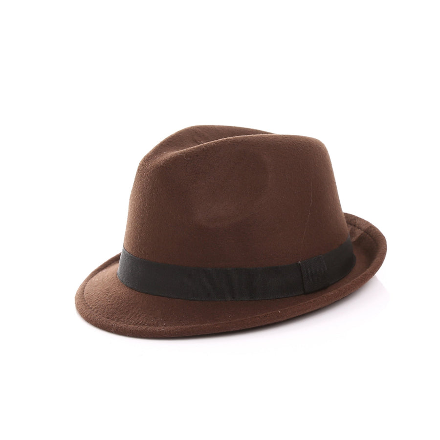 Unisex Fedora Hut mit Band – Verschiedene Farben