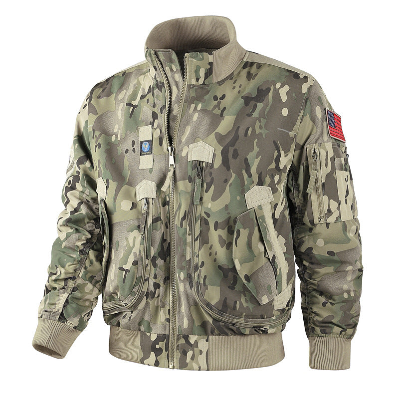 Herren Bomberjacke mit Reißverschluss und Rippbündchen, verschiedene Farben