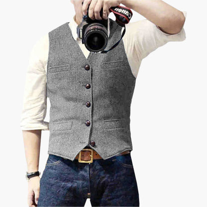 Herren Weste Modern Elegant – Stilvolles Gilet für Freizeit & Business Outfits