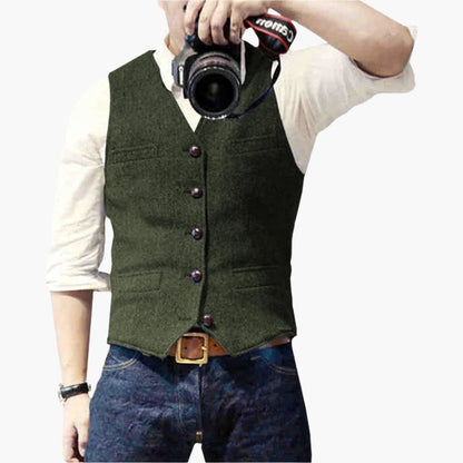 Herren Weste Modern Elegant – Stilvolles Gilet für Freizeit & Business Outfits