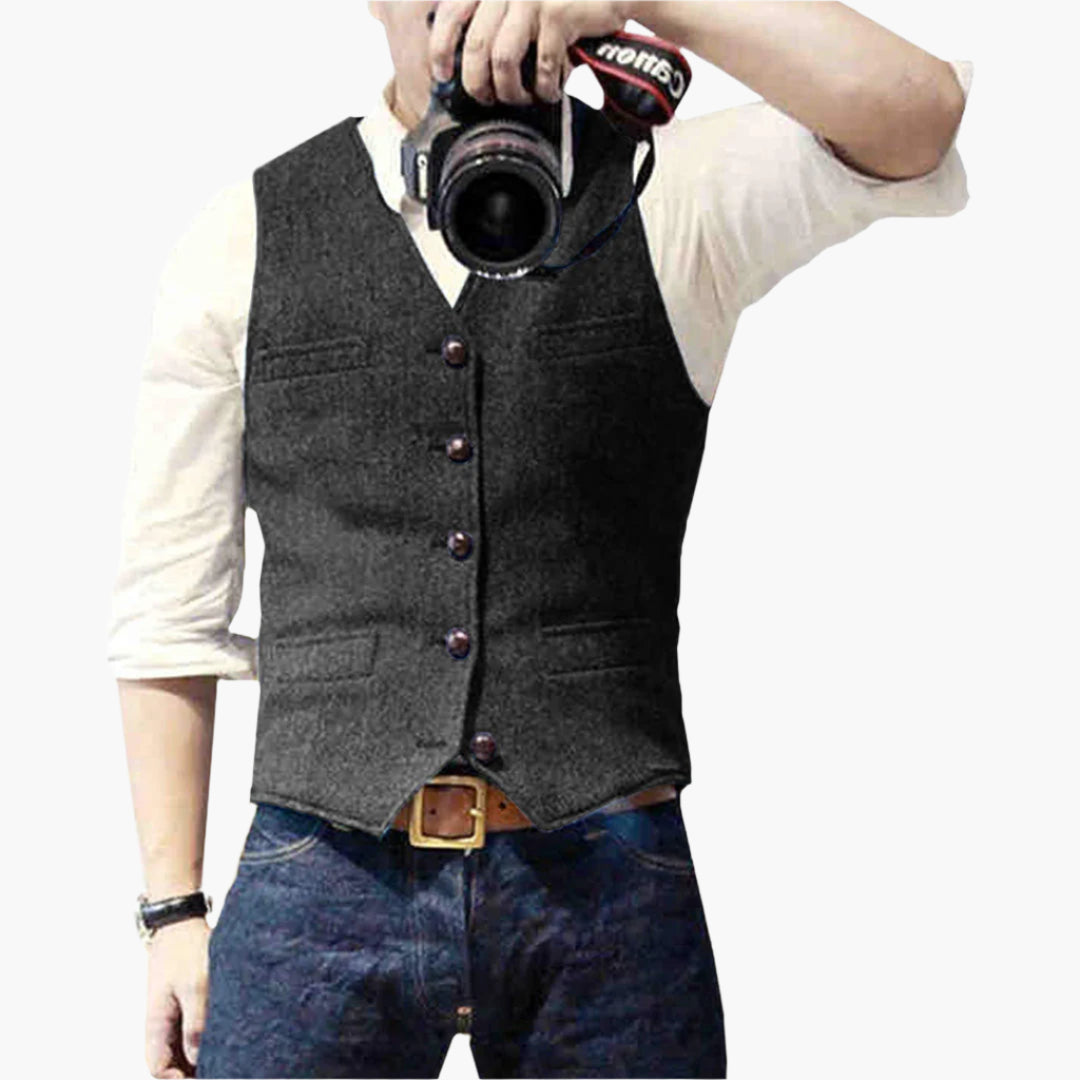 Herren Weste Modern Elegant – Stilvolles Gilet für Freizeit & Business Outfits