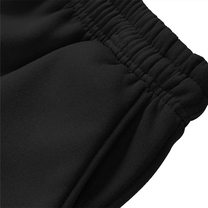 Unisex Jogginghose mit Kordelzug und Berg-Print, bequeme Freizeithose