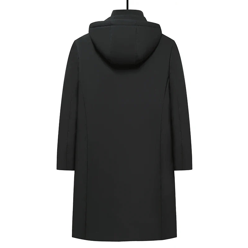 Herren Winterparka mit Kapuze - Lang Schnitt