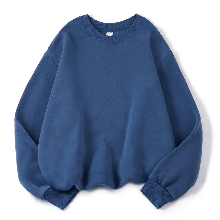 Unisex oversized sweatshirt met ronde hals en lange mouwen