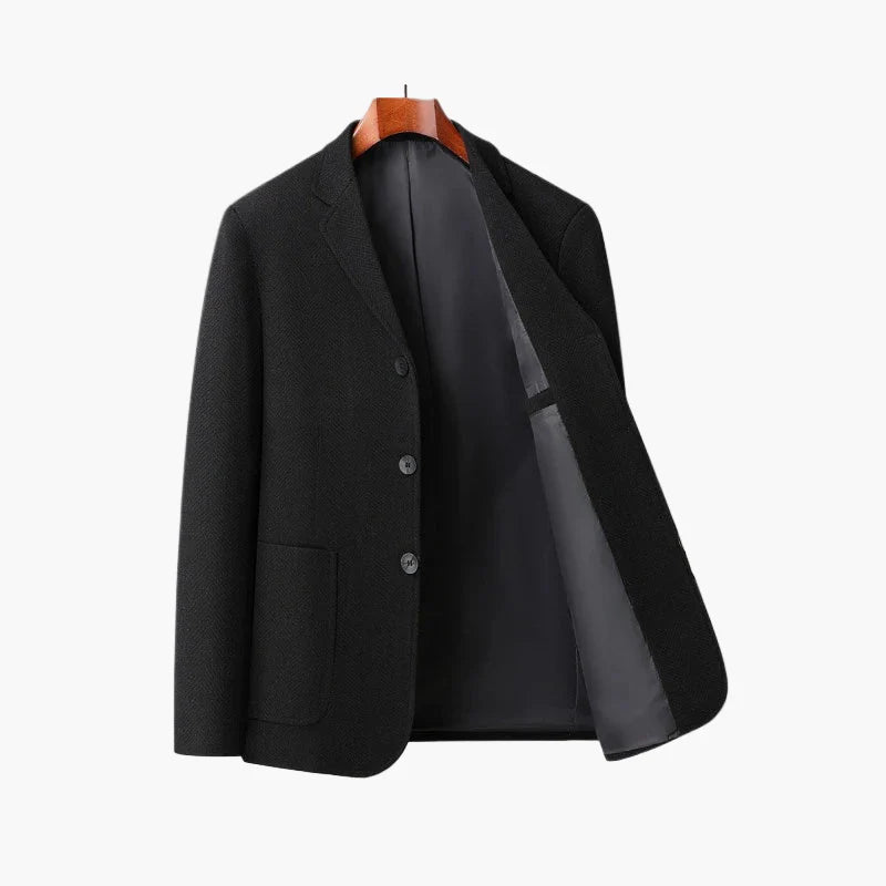 Herren Business Casual Sakko – Klassischer Hahnentritt Blazer für Büro & Alltag