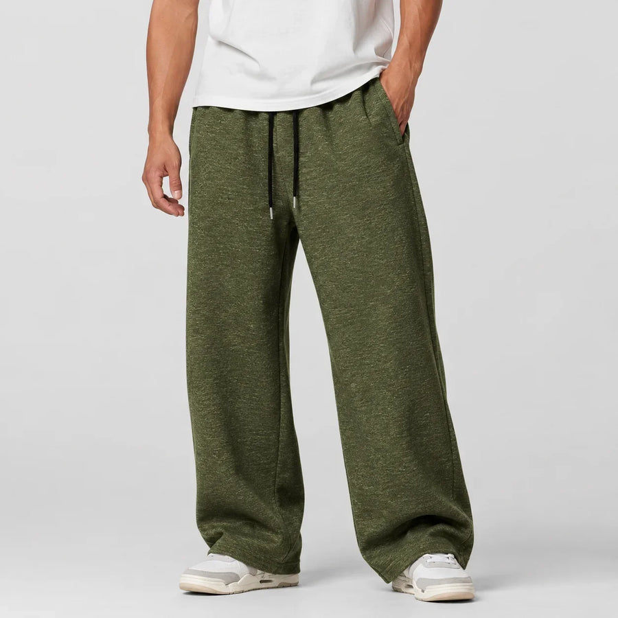 Unisex Weite Jogginghose Dunkelgrau mit Kordelzug
