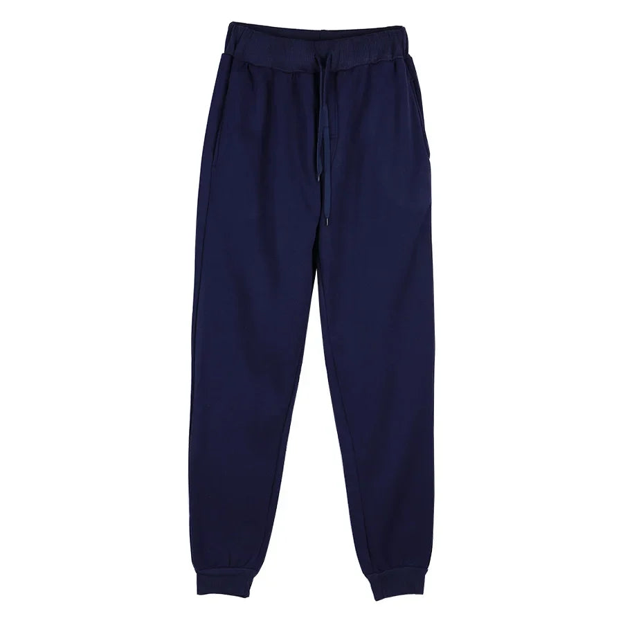 Unisex Jogginghose Sportlich Freizeithose mit Kordelzug Bündchen Gelb