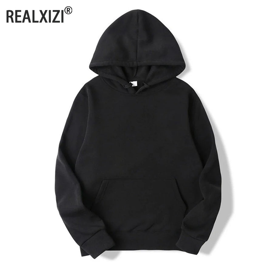 Unisexhoodie met capuchon en kangoeroezak - Verschillende kleuren