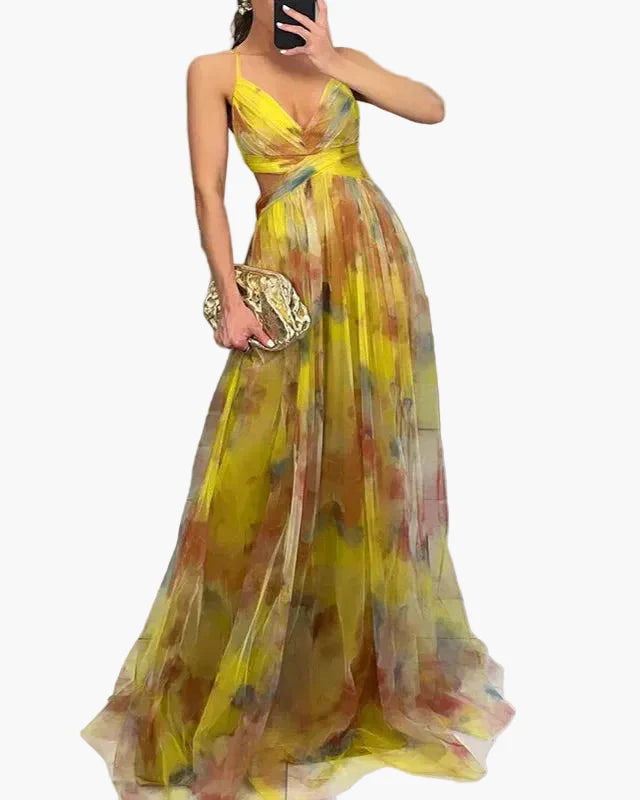 Damen Abendkleid Maxi Elegantes Sommerkleid für besondere Anlässe