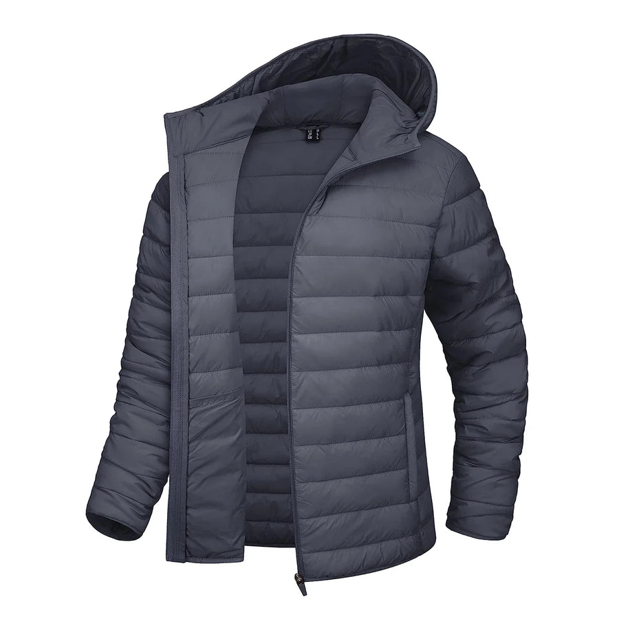 Damen Steppjacke mit Kapuze, leicht & gefüttert, warm für Herbst & Winter
