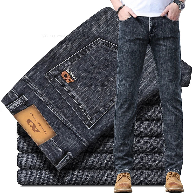 Herren Jeans Freizeithose Denim Regular Fit