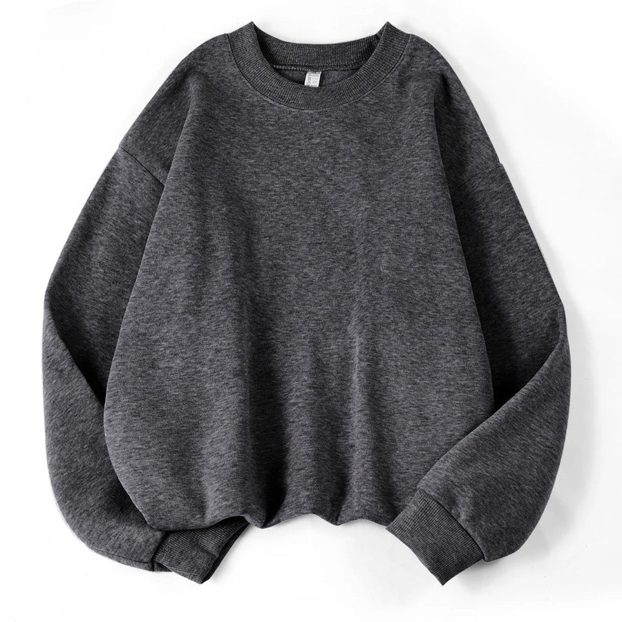 Unisex oversized sweatshirt met ronde hals en lange mouwen