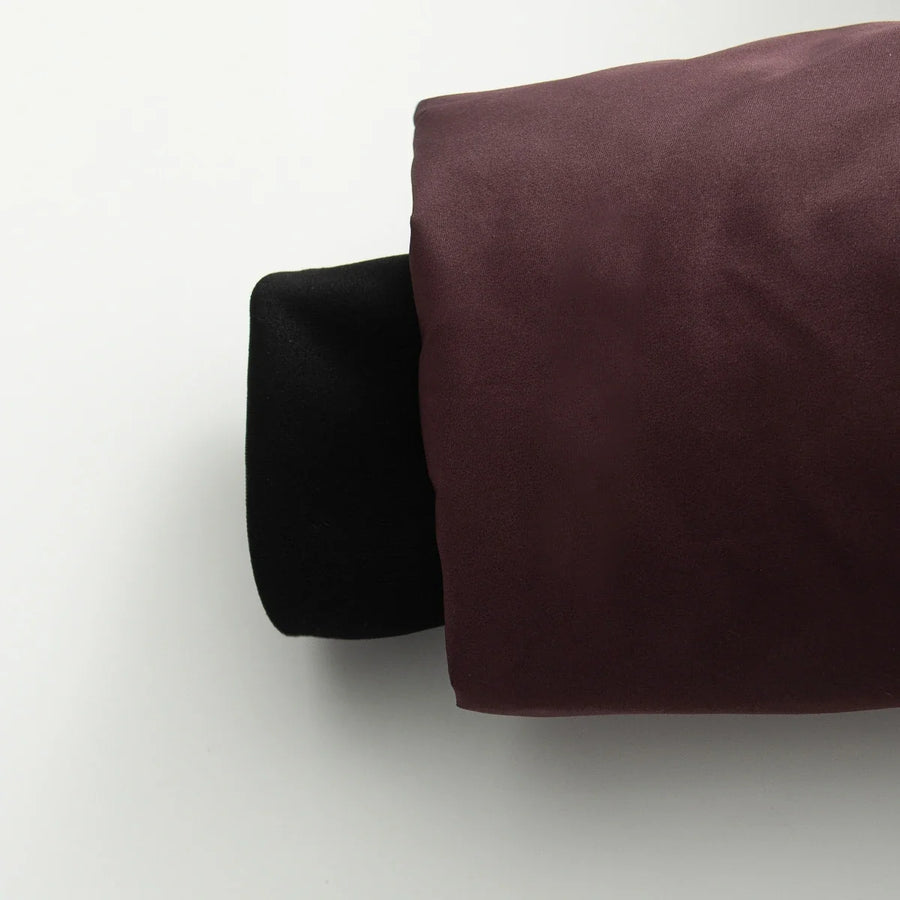 Damen Steppjacke mit Stehkragen Gürtel Falten-Details