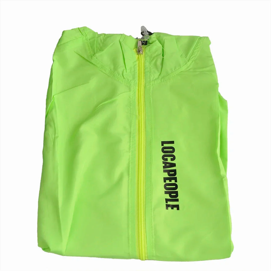 Leichte Kapuzenjacke Windbreaker mit Reißverschluss Unisex