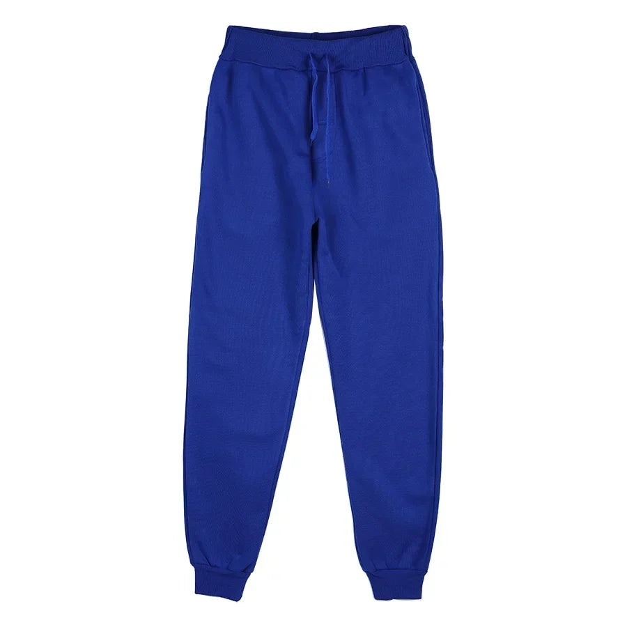 Unisex Jogginghose Sportlich Freizeithose mit Kordelzug Bündchen Gelb