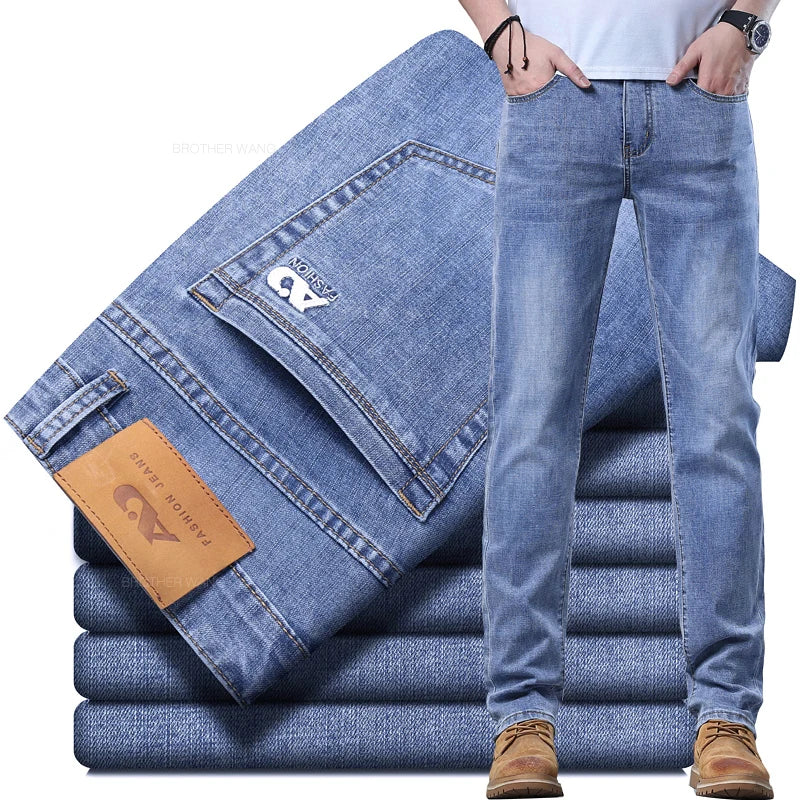 Herren Jeans Freizeithose Denim Regular Fit