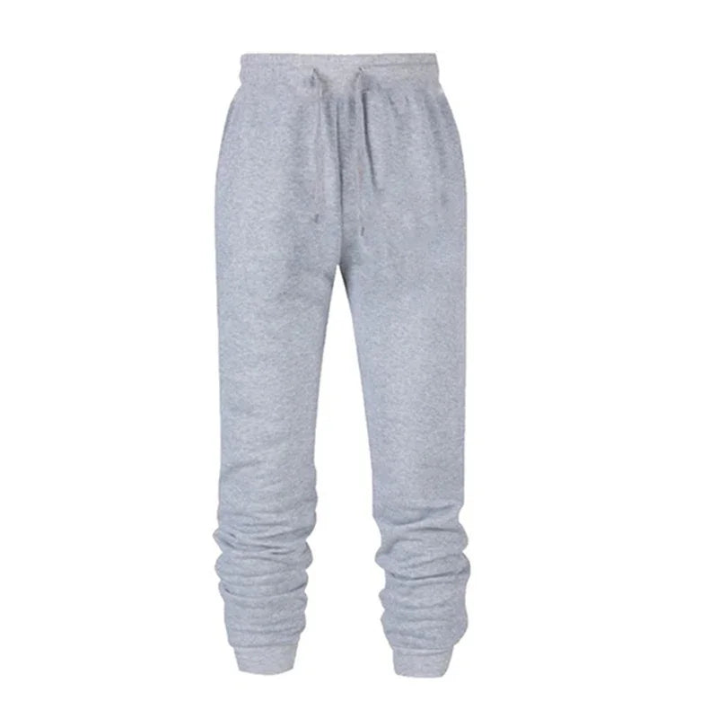 Unisex Jogginghose Grau mit Kordelzug und Bündchen