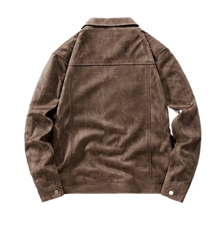 Herren Winterjacke im Blouson-Stil mit Teddyfutter und Kragen, Knöpfe, Brusttaschen