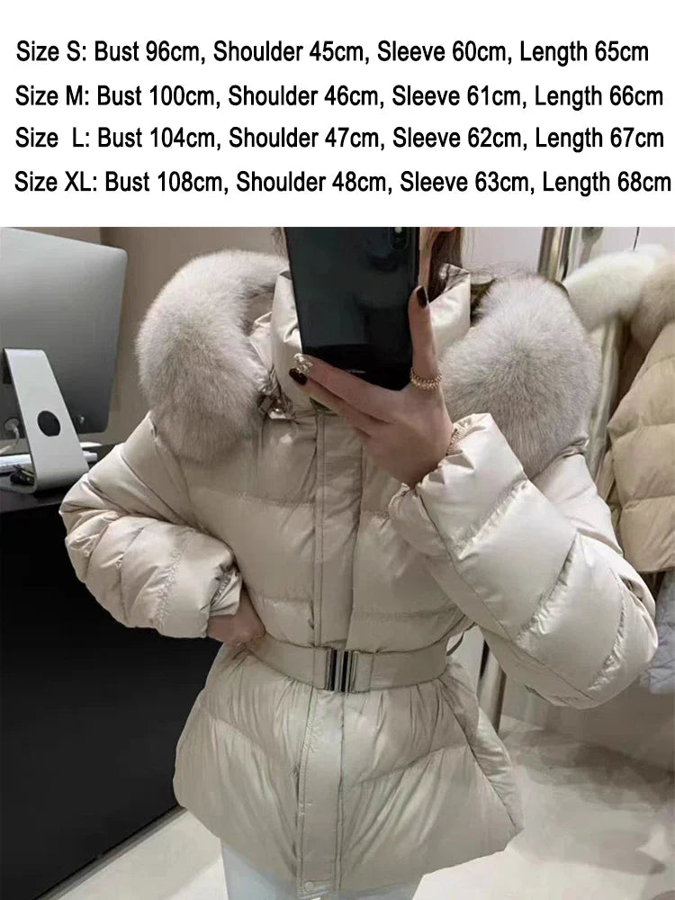 Damen Steppjacke mit Kapuze und Reißverschluss