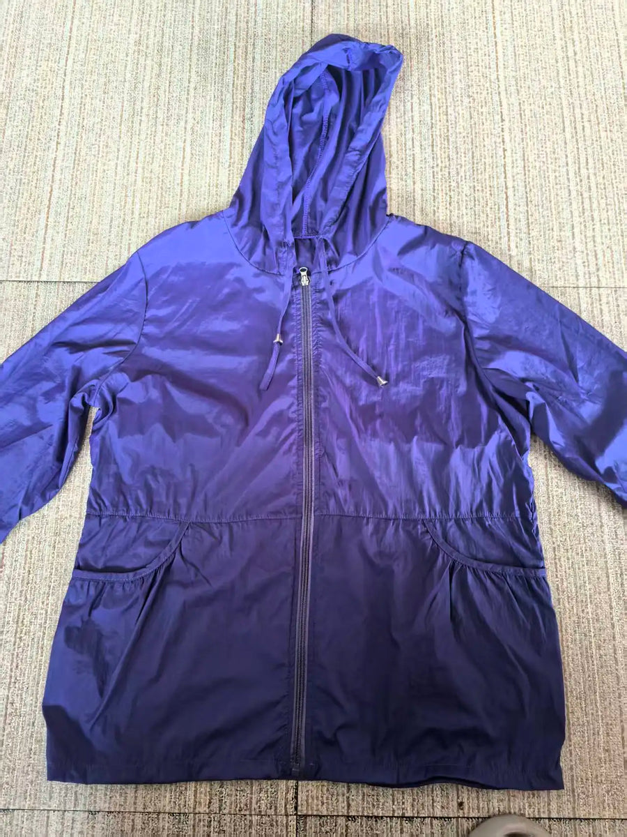 Damen Leichte Windjacke mit Kapuze – Frühling/Sommer – Kurz geschnitten
