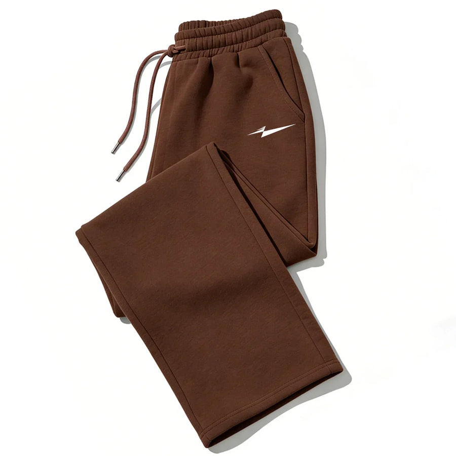 Uniseks joggingbroek met tunnelkoord en logo