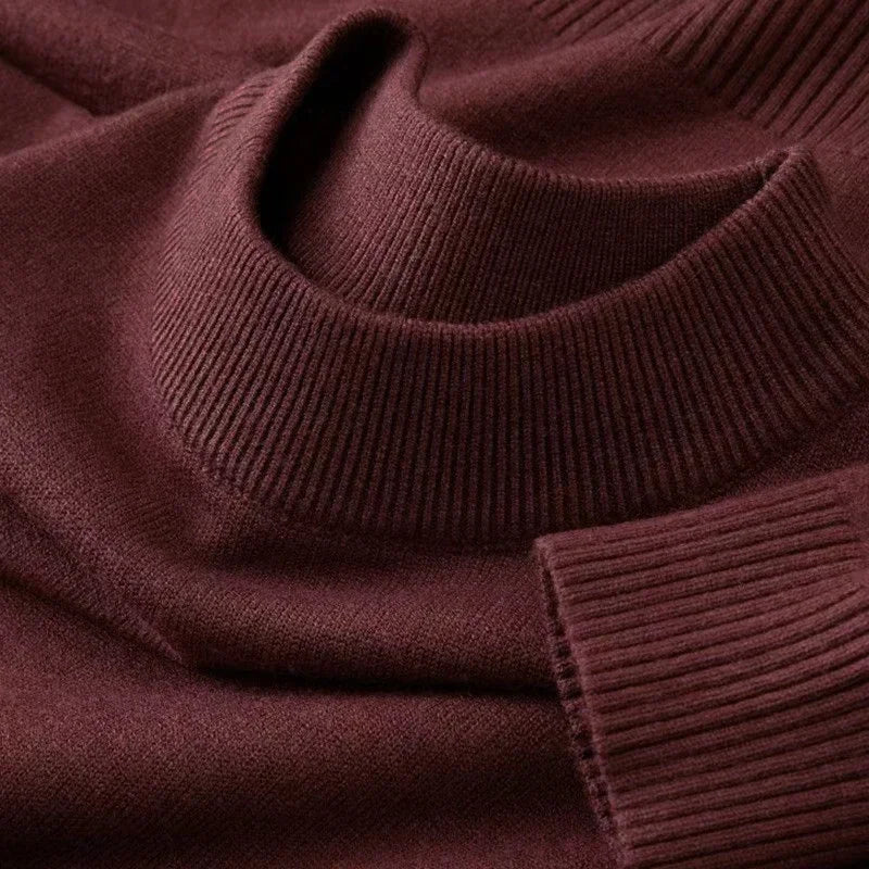Unisex trui met lange mouwen, ronde hals, fijne brei en geribde boorden