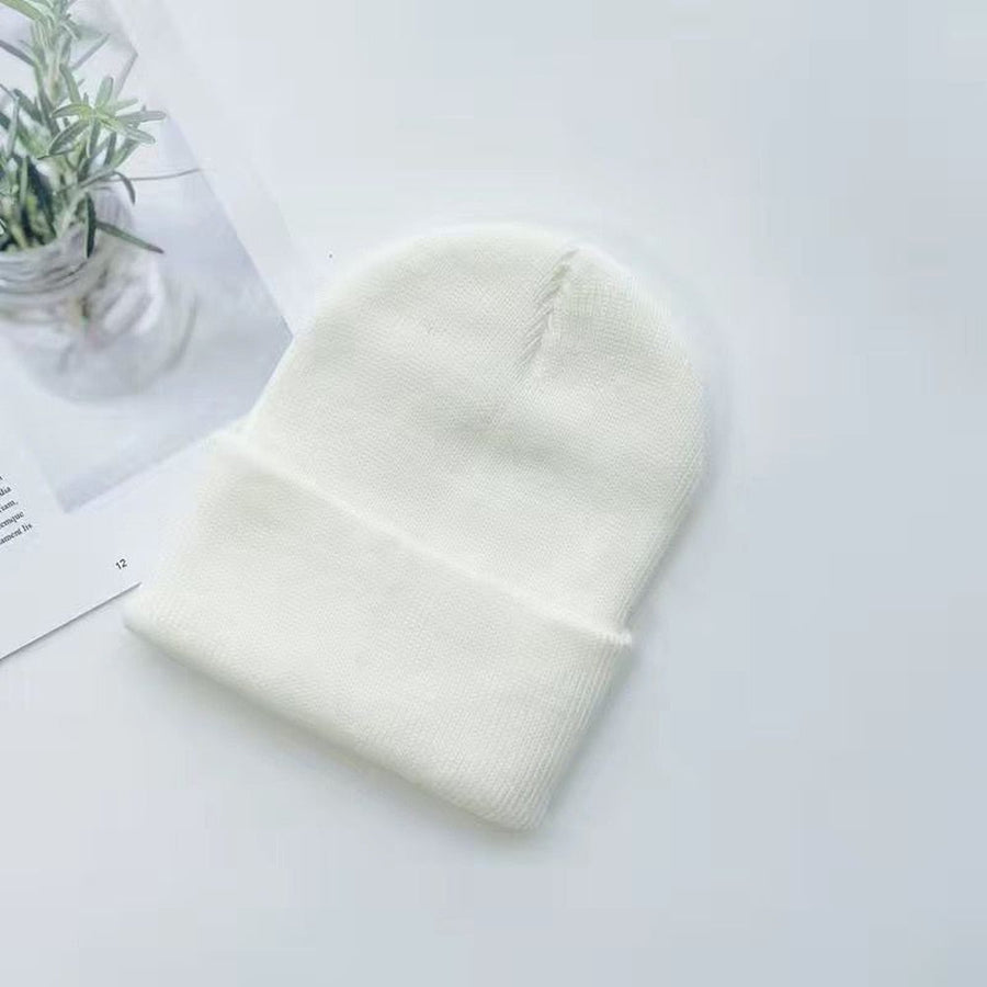 Unisex Strickmütze Beanie mit Umschlag - Winter