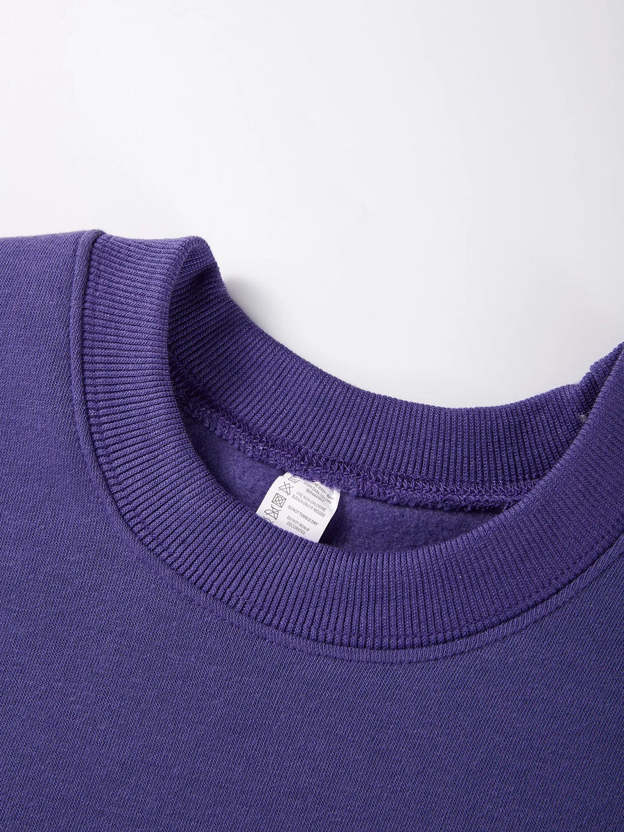 Unisex oversized sweatshirt met ronde hals en lange mouwen