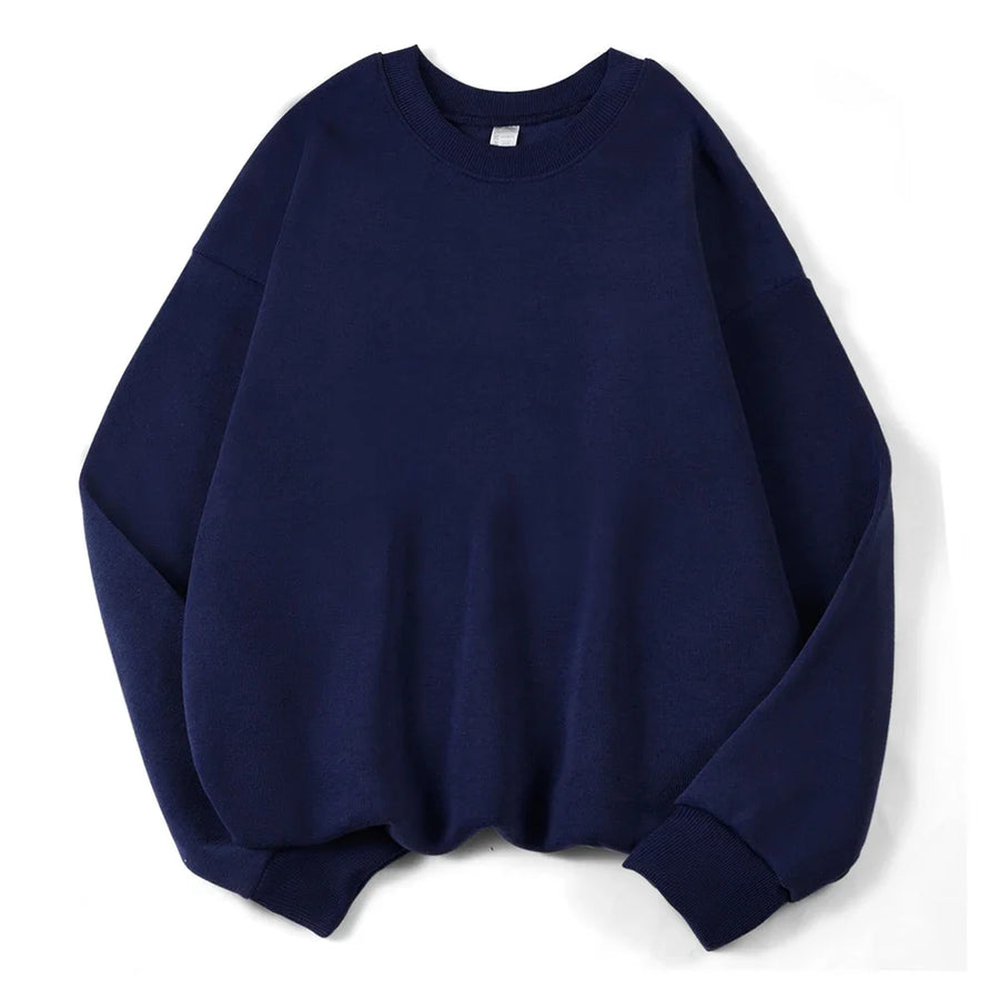 Unisex oversized sweatshirt met ronde hals en lange mouwen