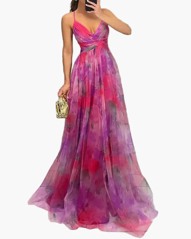 Damen Abendkleid Maxi Elegantes Sommerkleid für besondere Anlässe