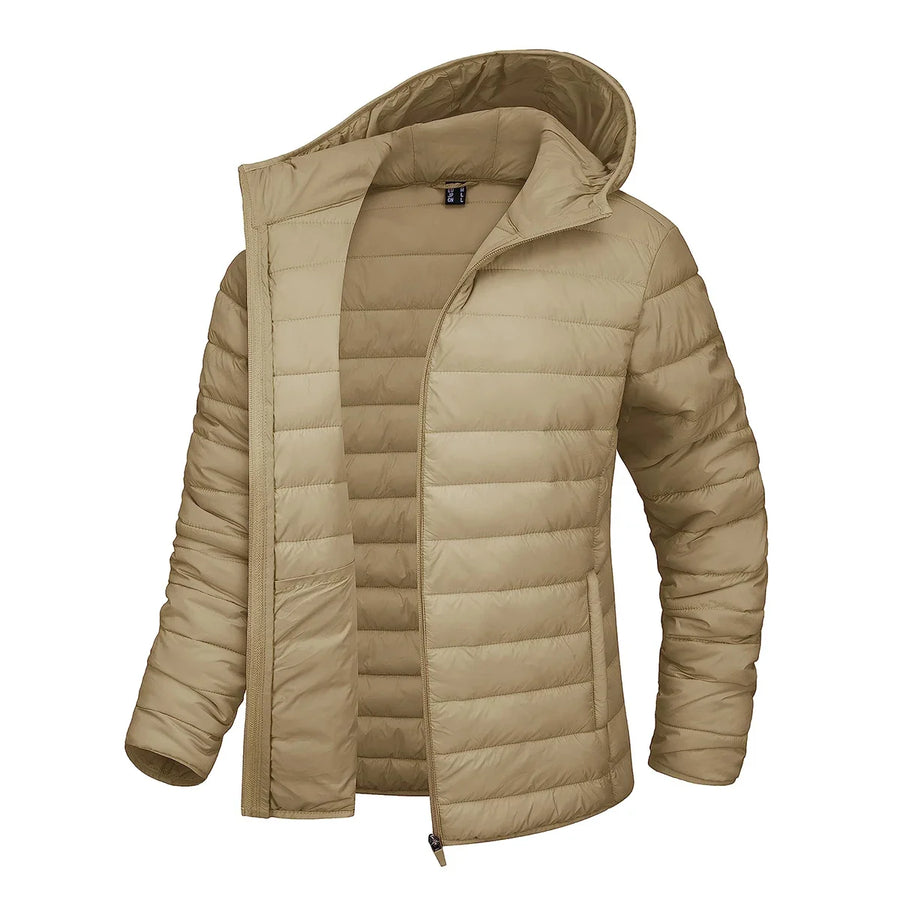 Damen Steppjacke mit Kapuze, leicht & gefüttert, warm für Herbst & Winter