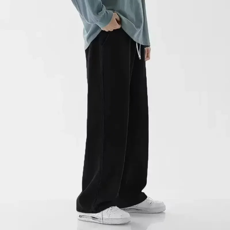 Loose Fit Jeans Herren Weites Bein Lässige Freizeithose Straight Leg