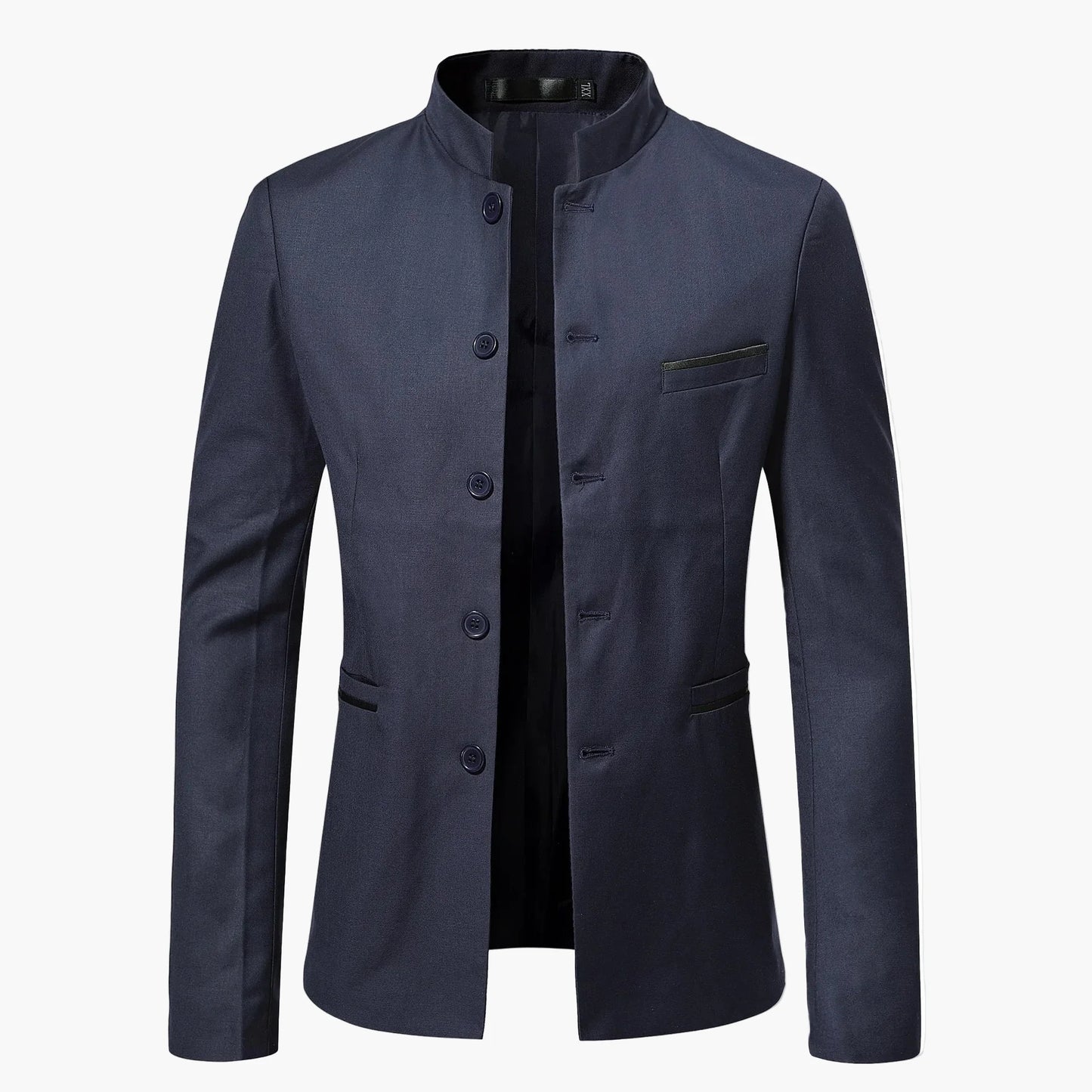 Herren Stehkragen Sakko Modern Elegant Business & Freizeit