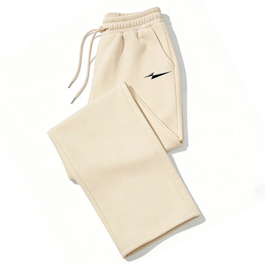 Uniseks joggingbroek met tunnelkoord en logo