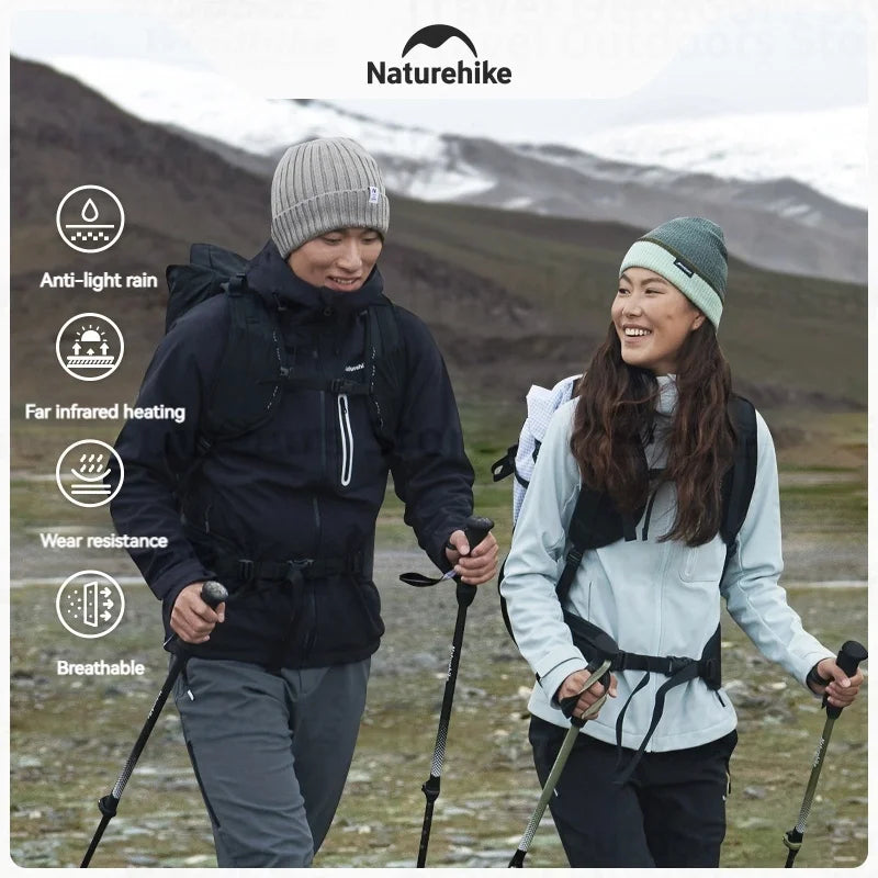 Wanderjacke mit Kapuze für Outdoor-Aktivitäten