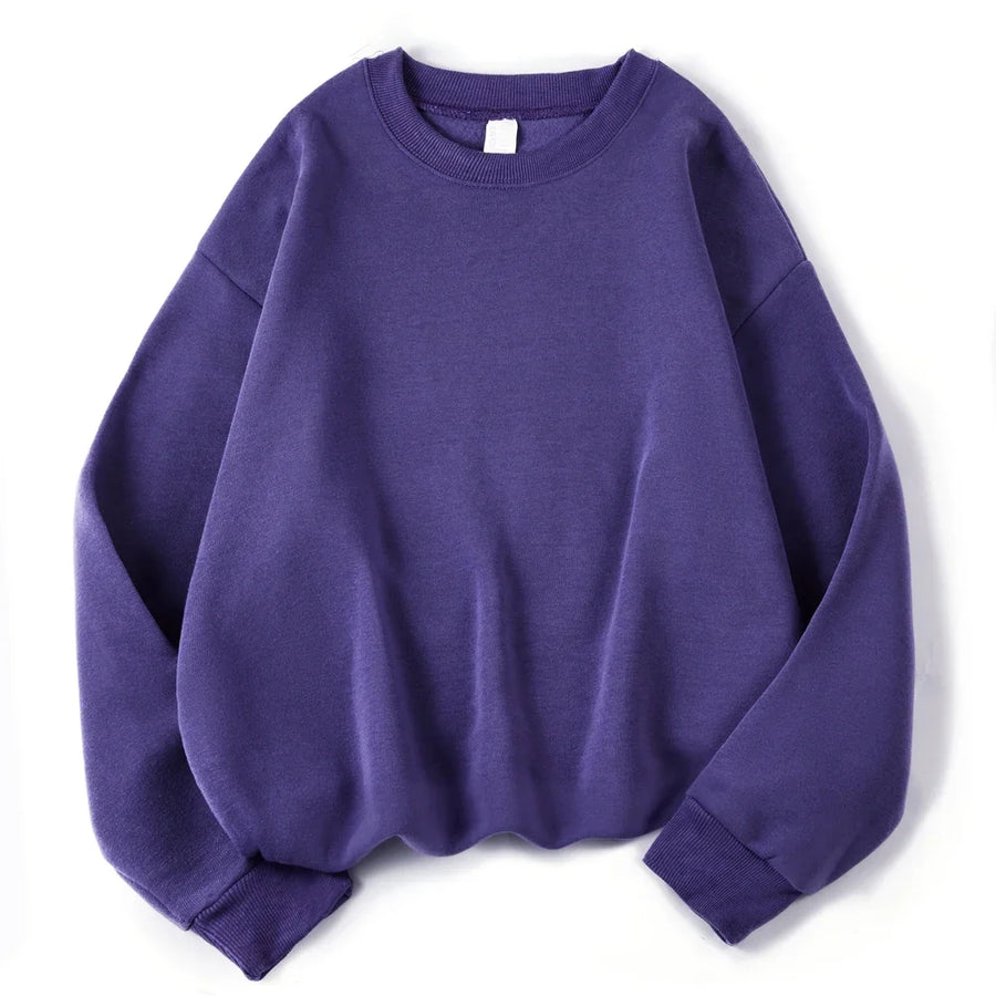 Unisex oversized sweatshirt met ronde hals en lange mouwen