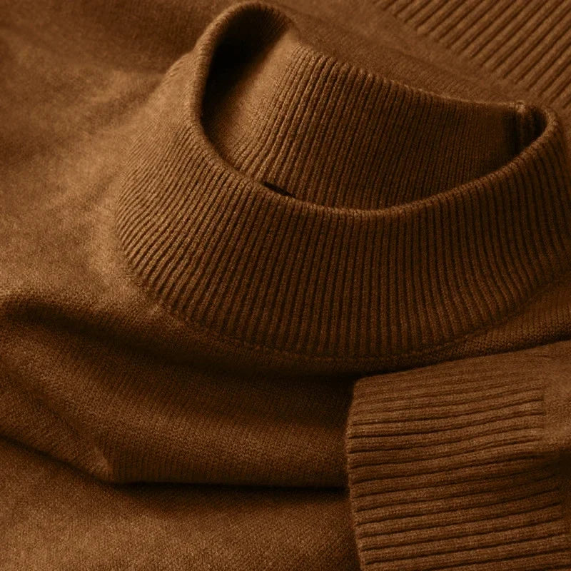 Unisex trui met lange mouwen, ronde hals, fijne brei en geribde boorden