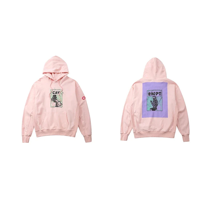 Uniseks sweatshirt met ronde hals en motiefprint