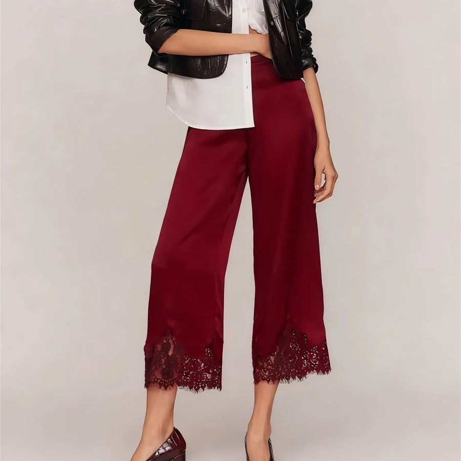 Damesculotte met kant, elegante snit