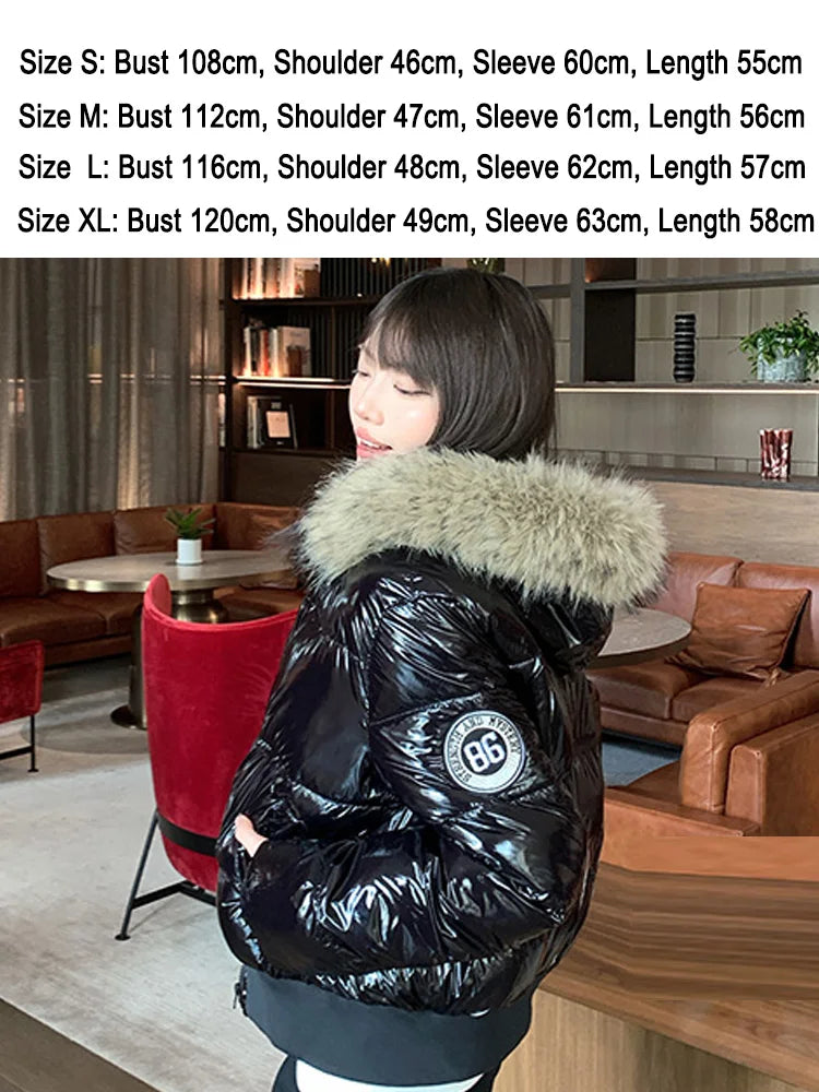 Damen Steppjacke mit Kapuze und Reißverschluss