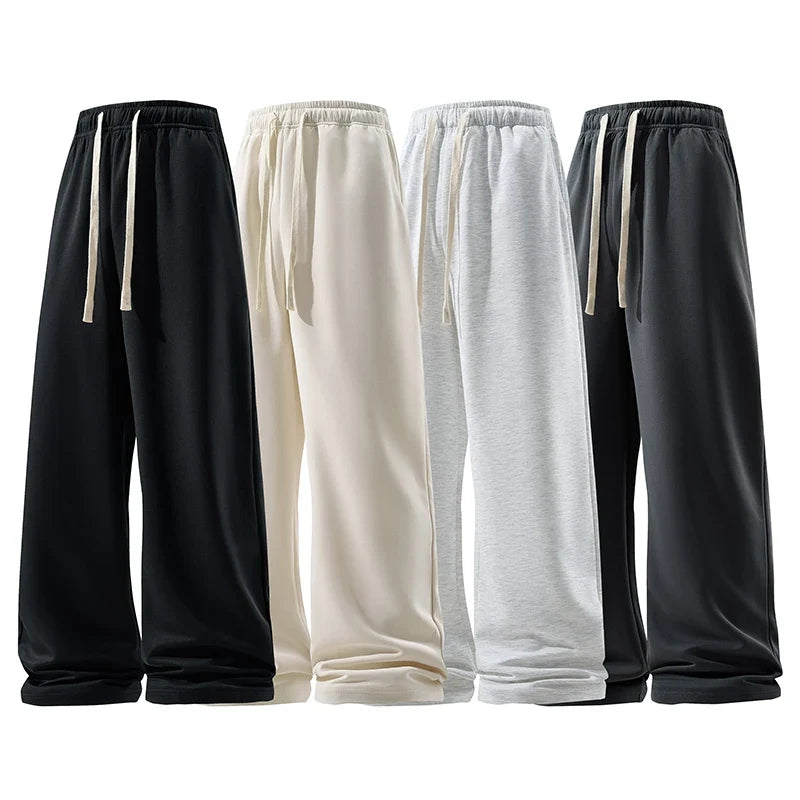 Unisex Jogginghose Weites Bein Elastischer Bund Kordelzug