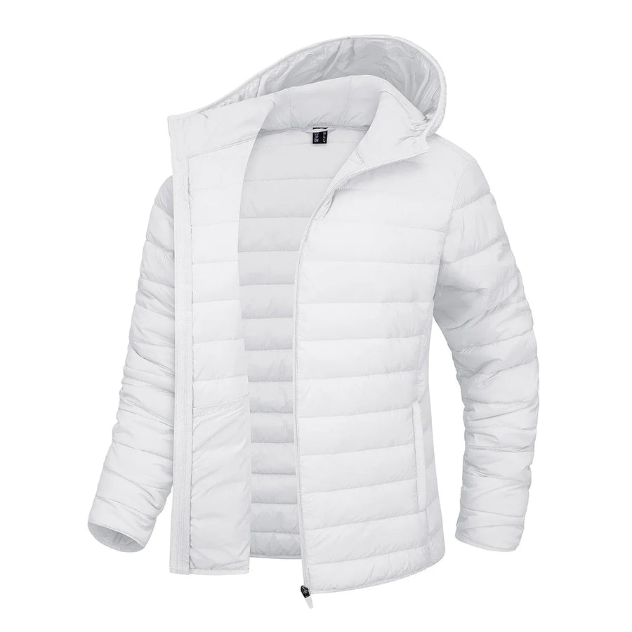 Damen Steppjacke mit Kapuze, leicht & gefüttert, warm für Herbst & Winter