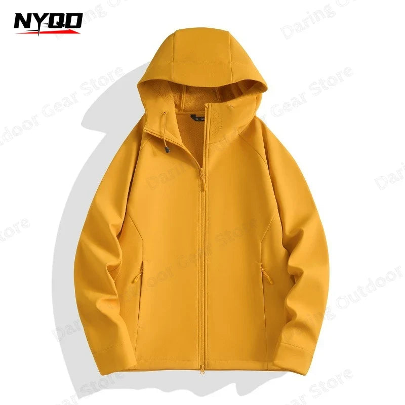 Unisex Kapuzenjacke Reißverschluss Windbreaker Freizeit Sport Lila